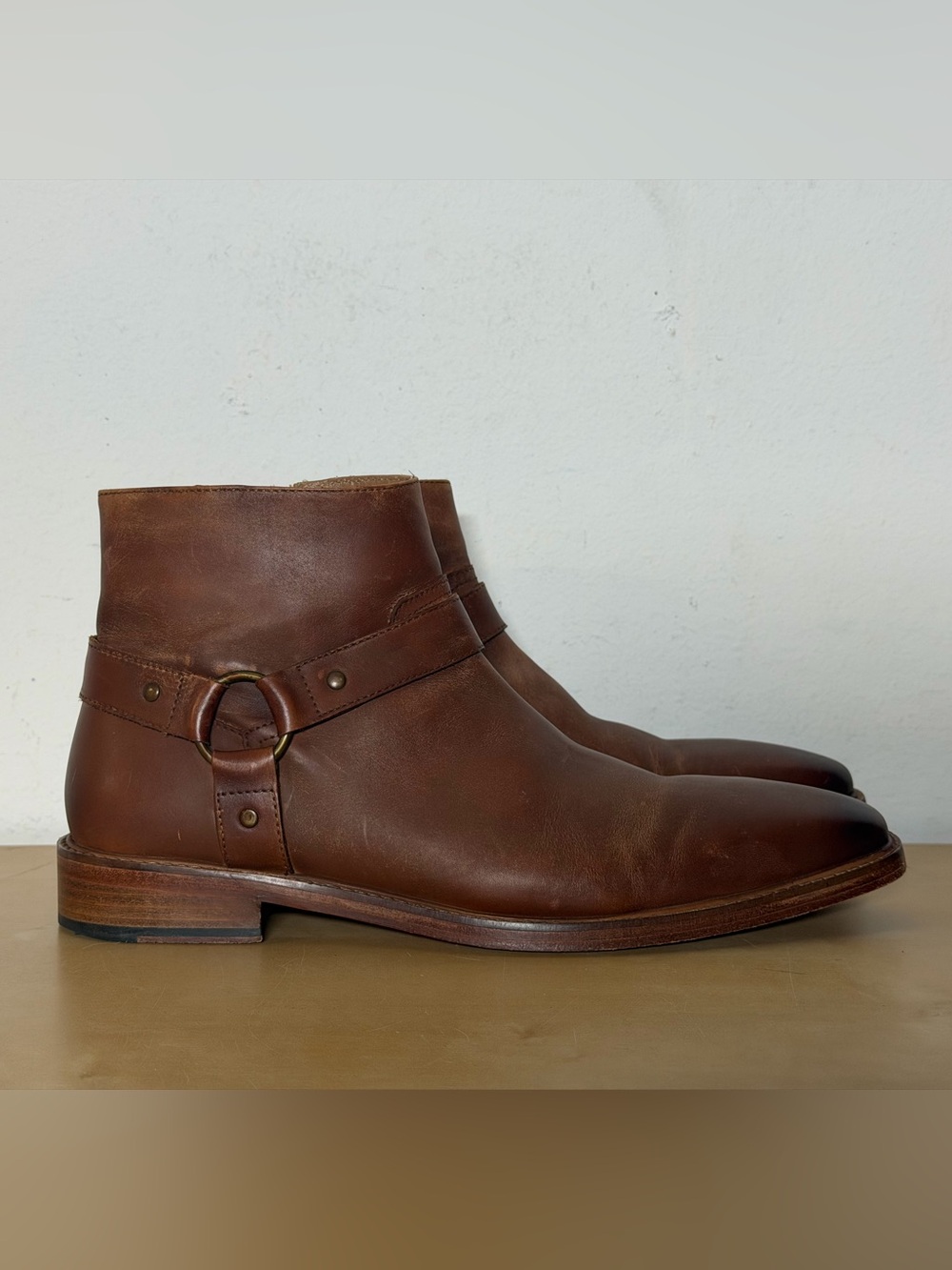 Vintage Foundry Co Wyatt Chelsea Light Brown Boots VF1193 Men's Size 11